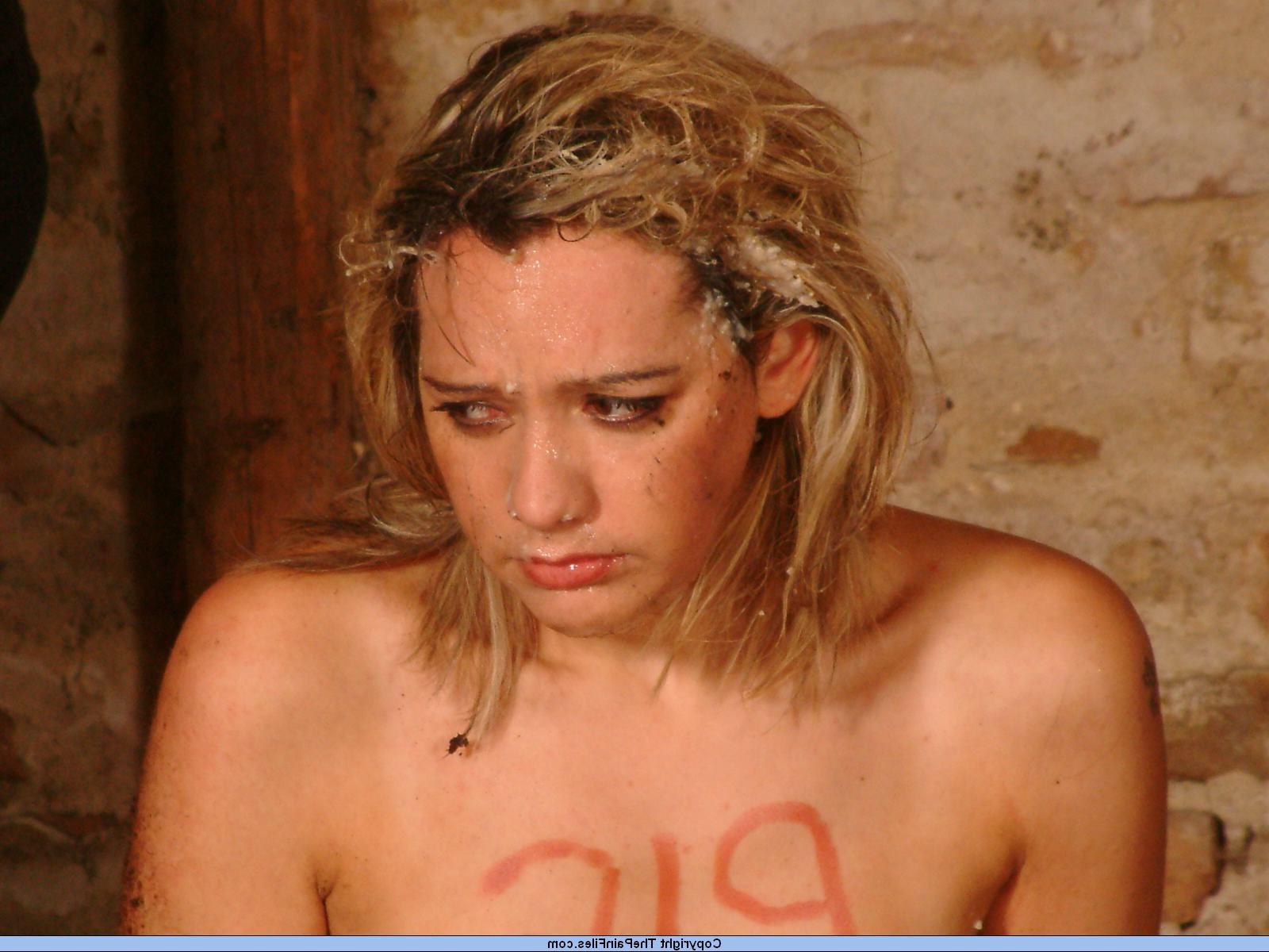 16P Extreme humiliation of filthy Emma Louises in pain