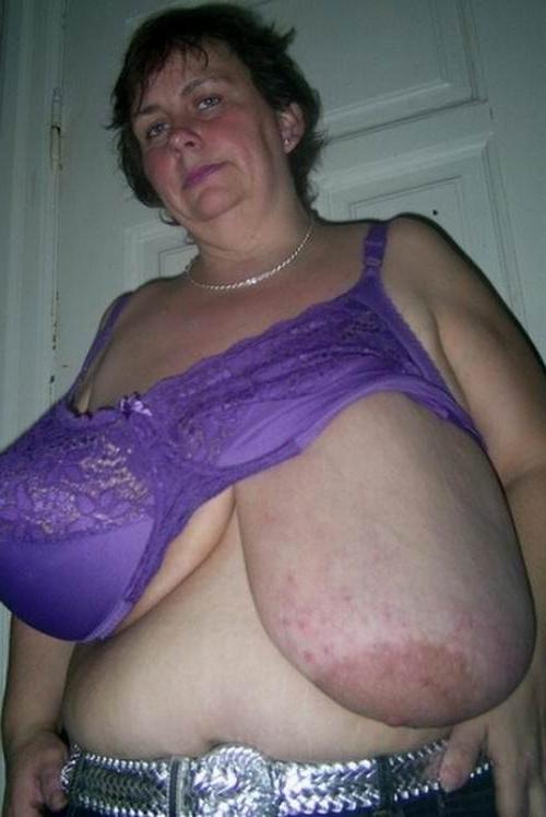 16P Ugly, weird shaped boobs