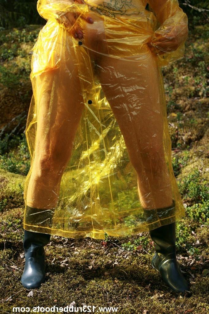 20P Sexy rubber plastic rain wear