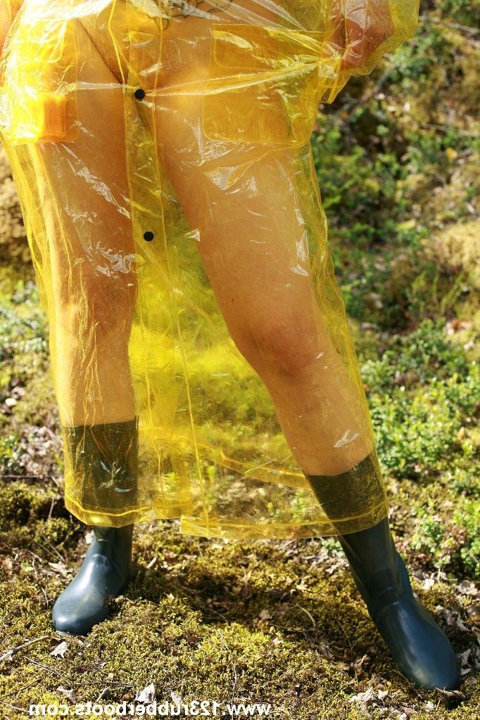 20P Sexy rubber plastic rain wear