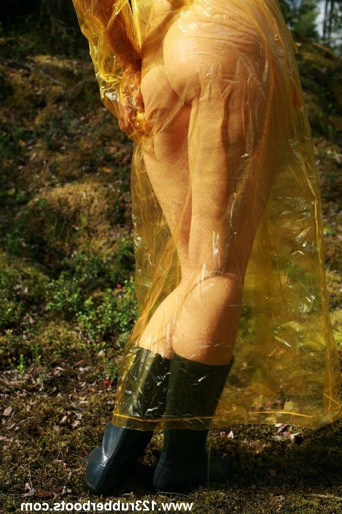 20P Sexy rubber plastic rain wear
