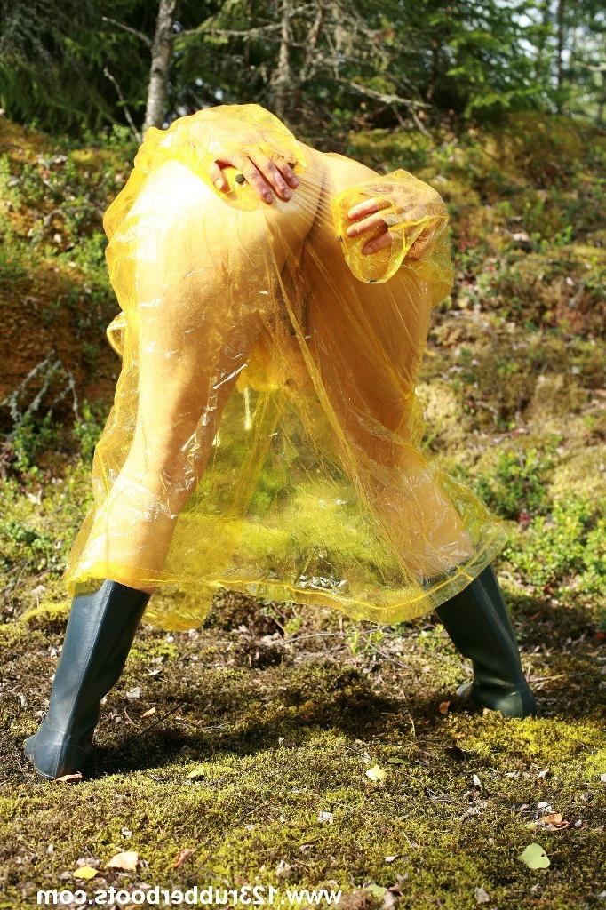 20P Sexy rubber plastic rain wear