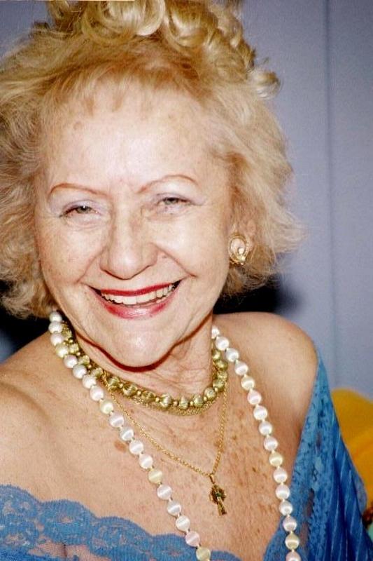 16P Extremely old granny poses in and out of her sexy black lingerie