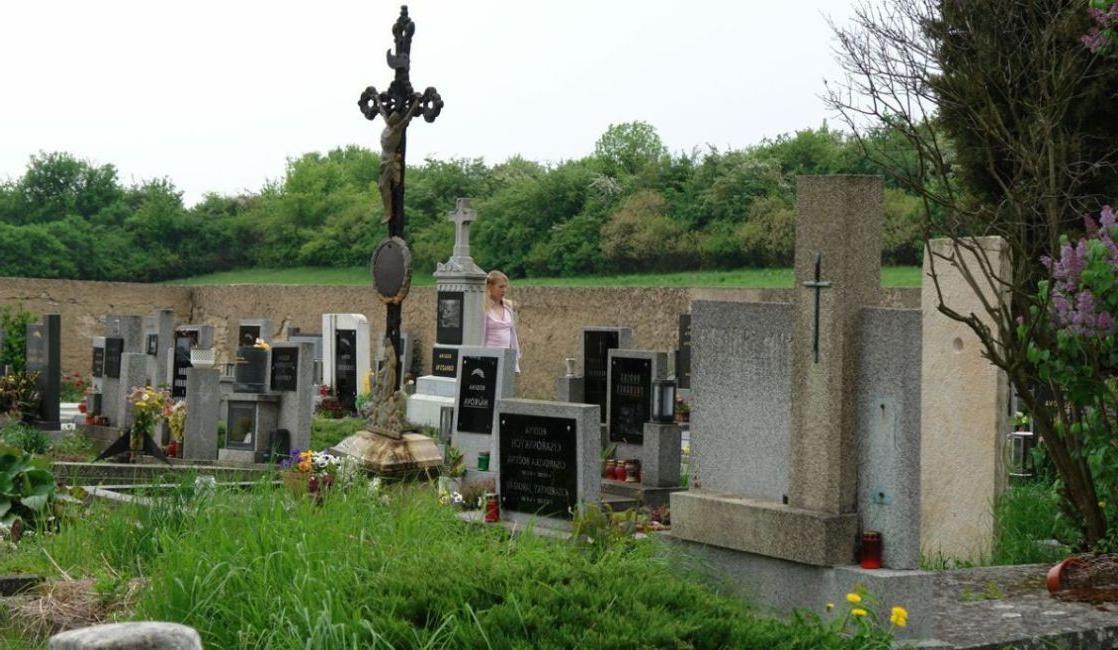 16P Blonde teen sucking grandpas cock on a cemetery