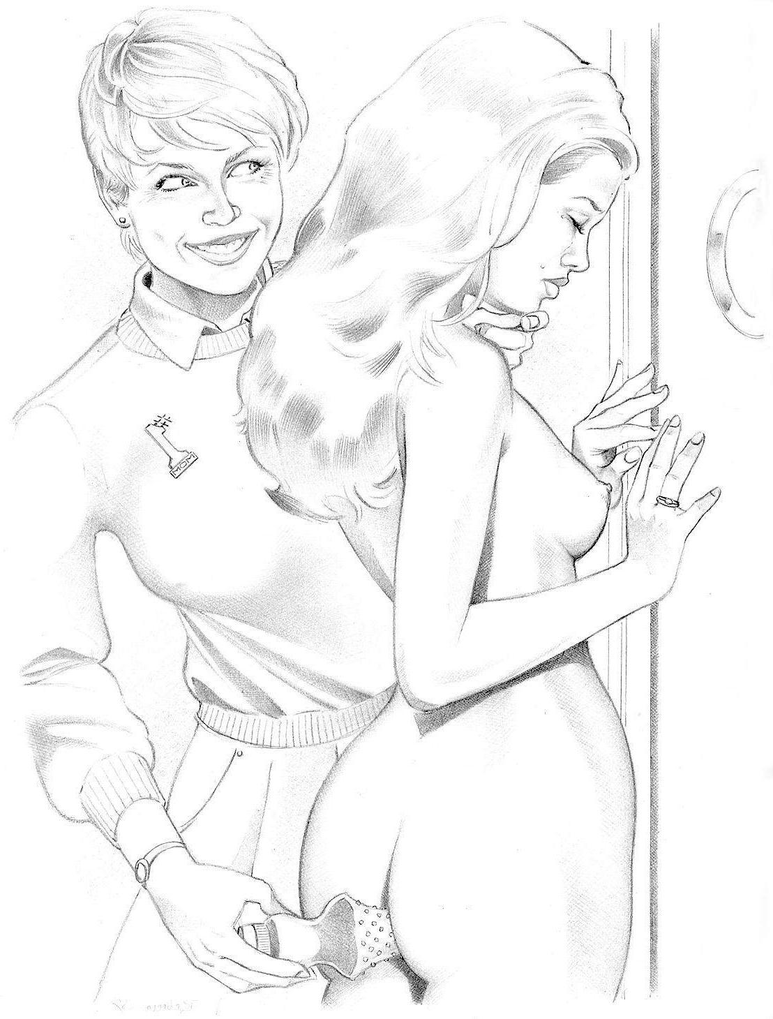 15P bizarre lesbian fetish artwork