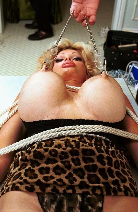 16P Giant tits torture