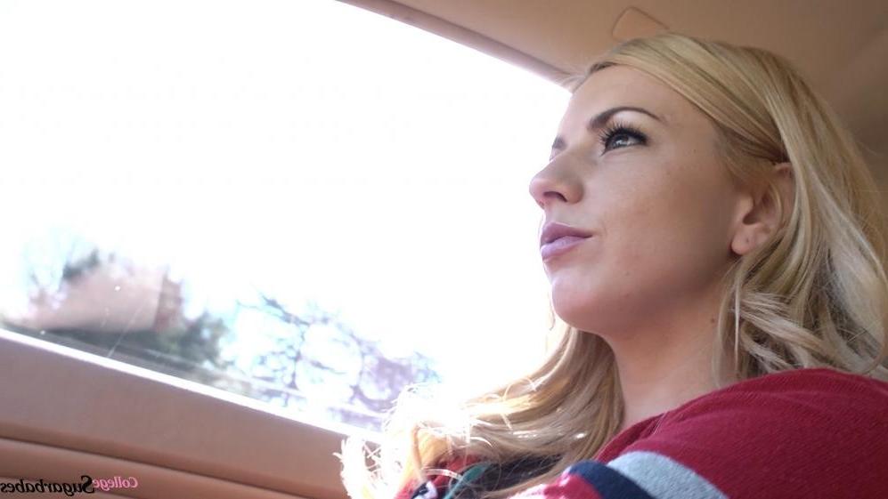 16P Gorgeous blonde coed getting fucked for tuition money