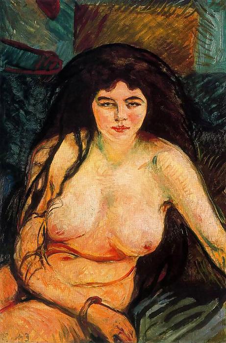 15P Painted Ero and Porn Art 18 - Edvard Munch 