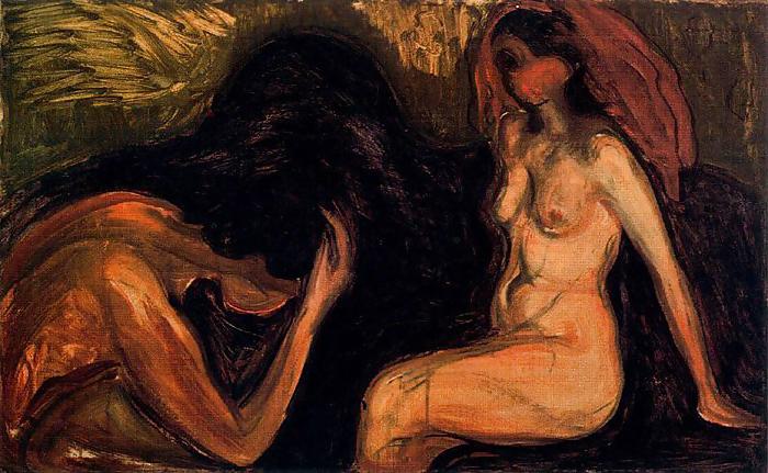 15P Painted Ero and Porn Art 18 - Edvard Munch 