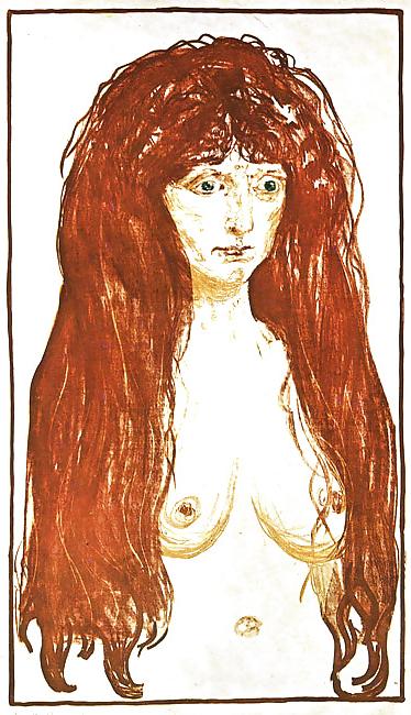 15P Painted Ero and Porn Art 18 - Edvard Munch 
