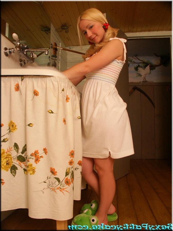 15P Pattycake pulls down panties and sits on toilet