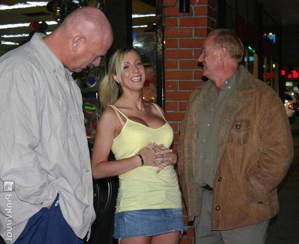 17P Kinky teenie blonde gets her pussy fucked by two older guys