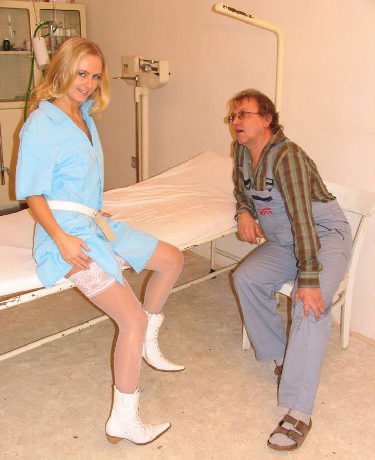 16P Fat old fart fucking a cute petite blonde teen girl