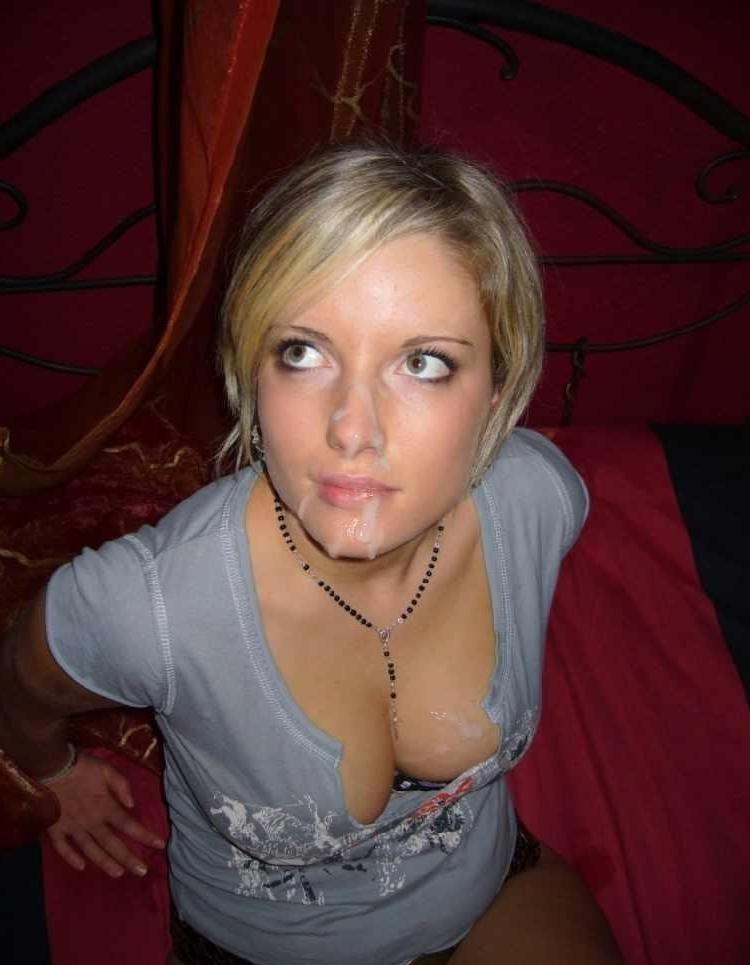 16P Teen gfs get blasted with cum and jizz facials
