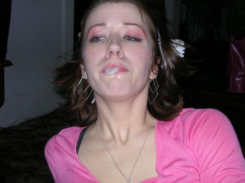 16P Teen gfs get blasted with cum and jizz facials