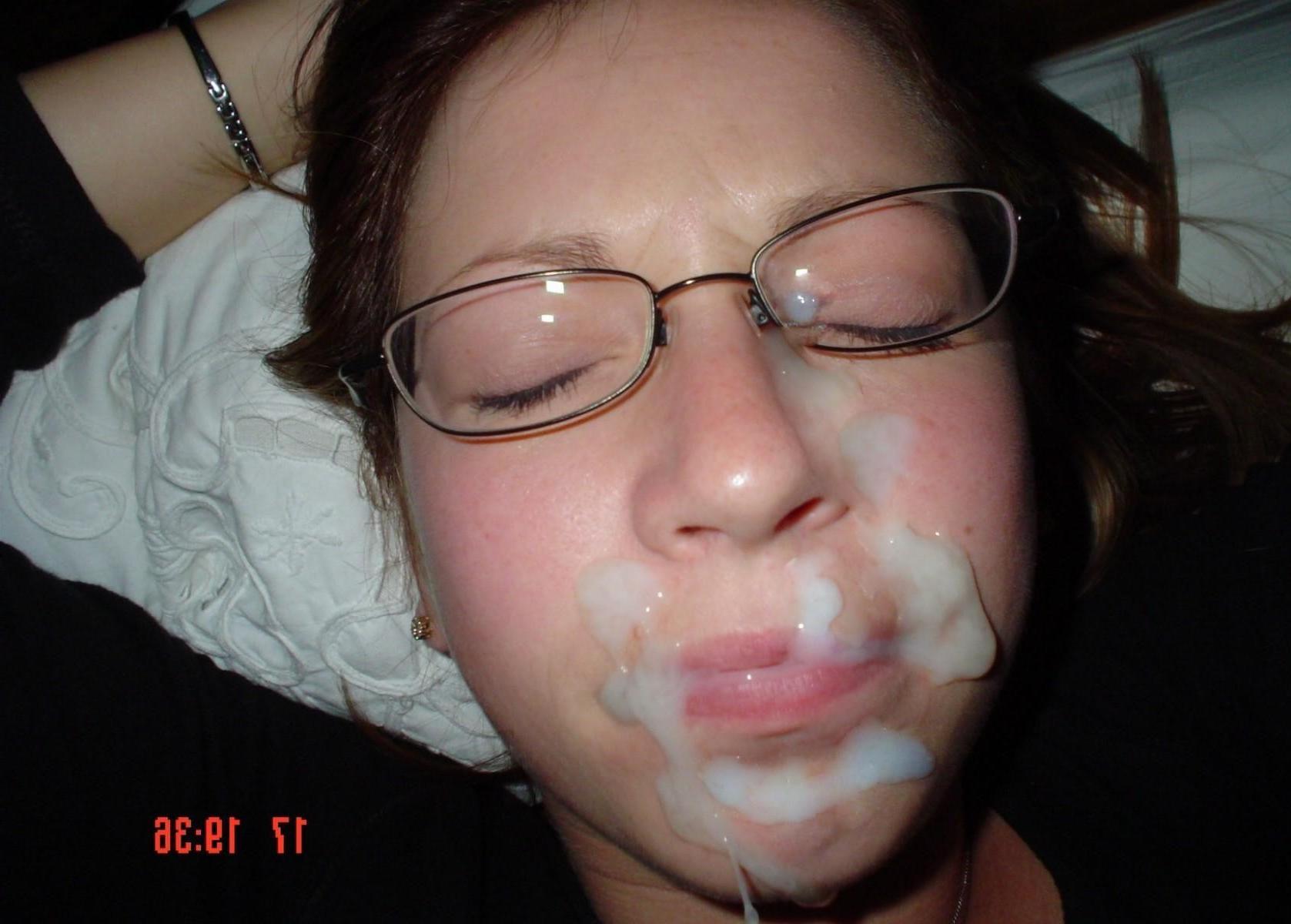 16P Teen gfs get blasted with cum and jizz facials