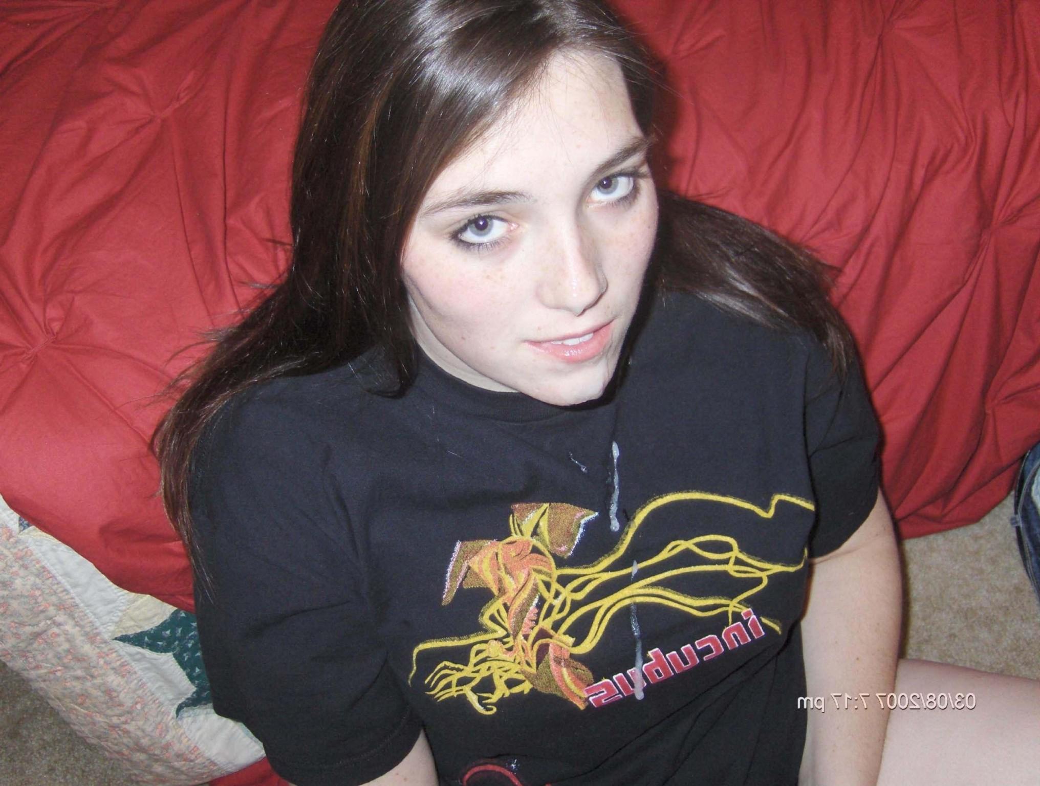 16P Teen gfs get blasted with cum and jizz facials