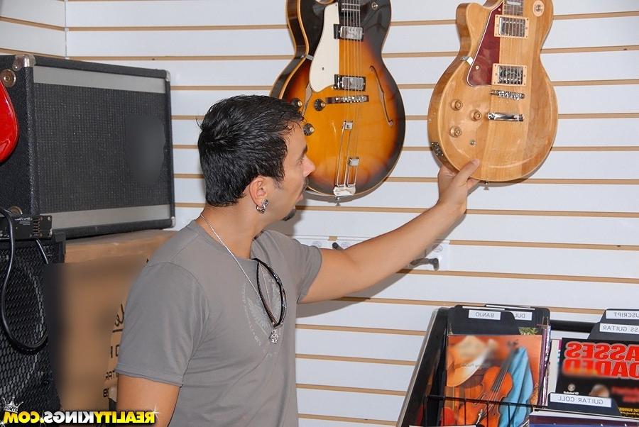 14P Hot latina babe gets picked up at music store then fucked by hung stud