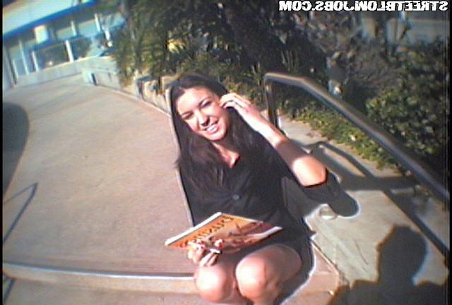15P Sexy babe with huge tits and nice ass gets filmed with spy glasses