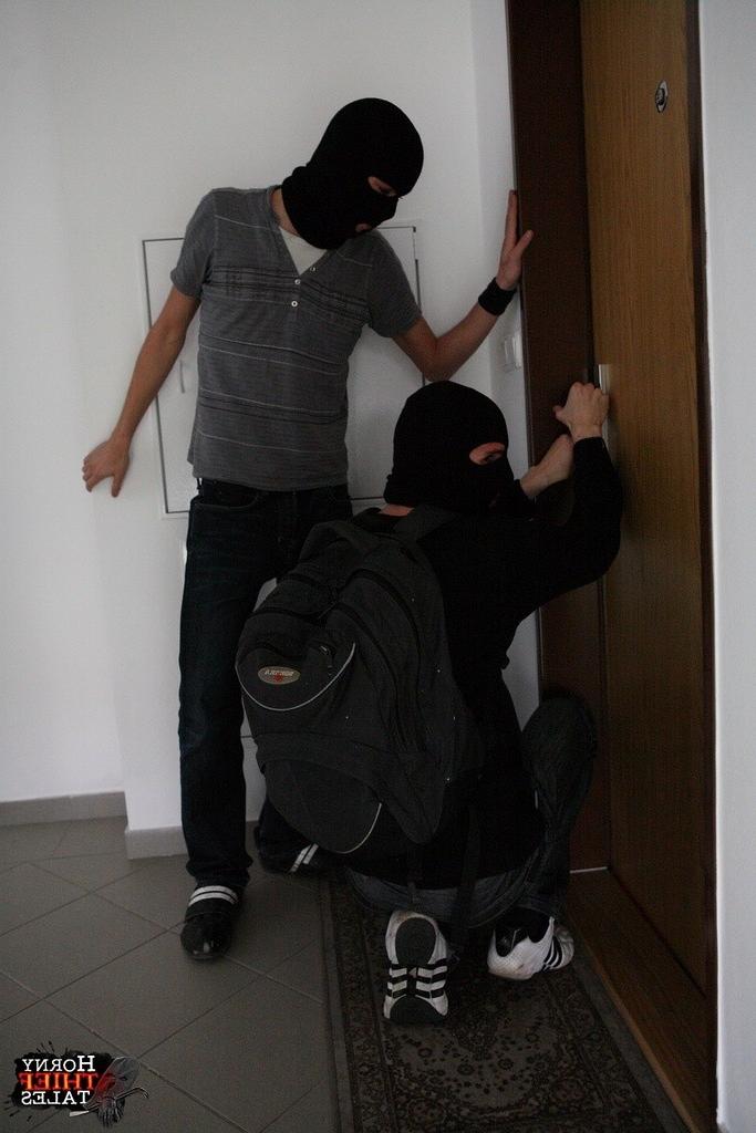12P Two studs in masks play with Lilyas wet pinkish slit and then push their cocks i