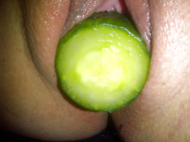 13P News years day ..... cucumber play :0)