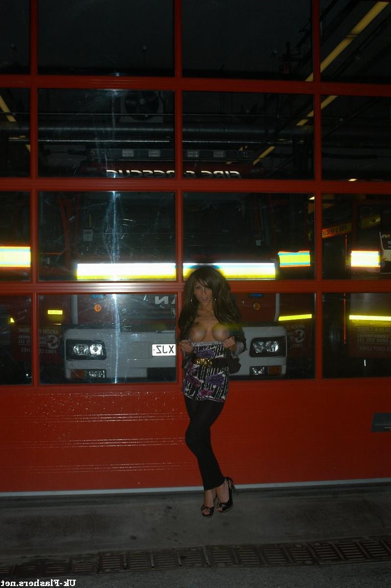 16P Busty british flashing pornstars outdoor public nudity and softcore posing at fa