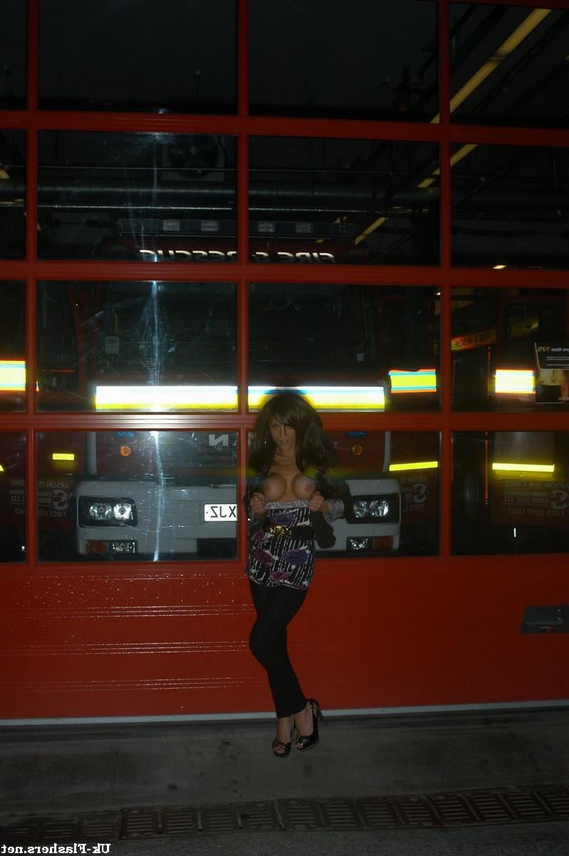 16P Busty british flashing pornstars outdoor public nudity and softcore posing at fa