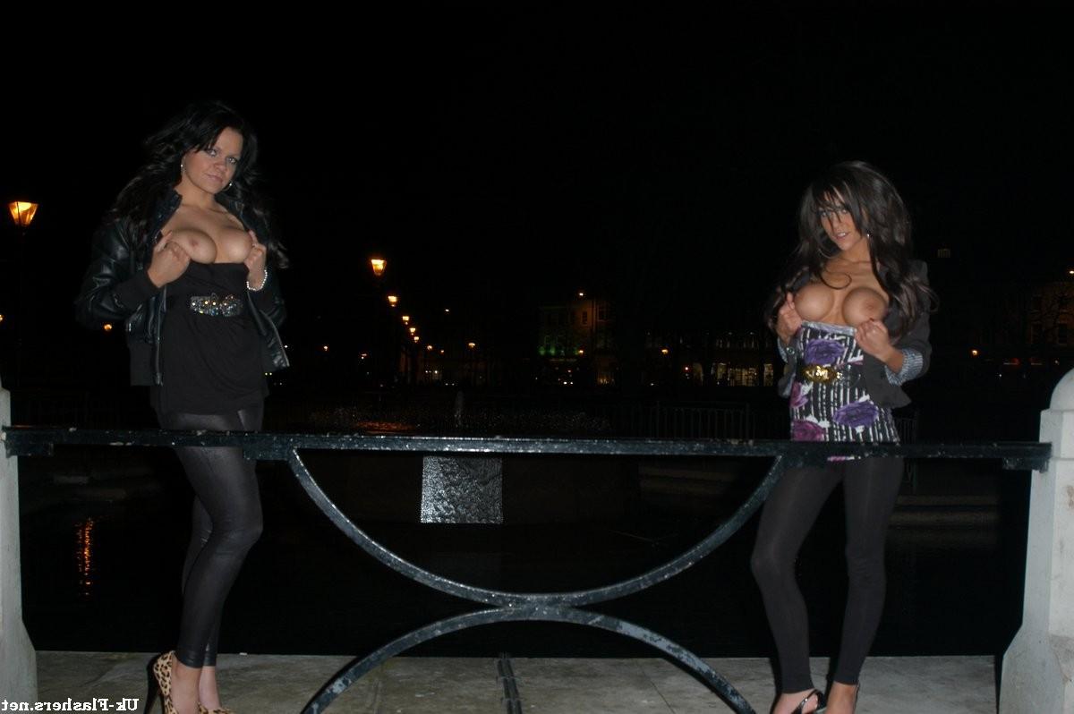 16P Busty british flashing pornstars outdoor public nudity and softcore posing at fa