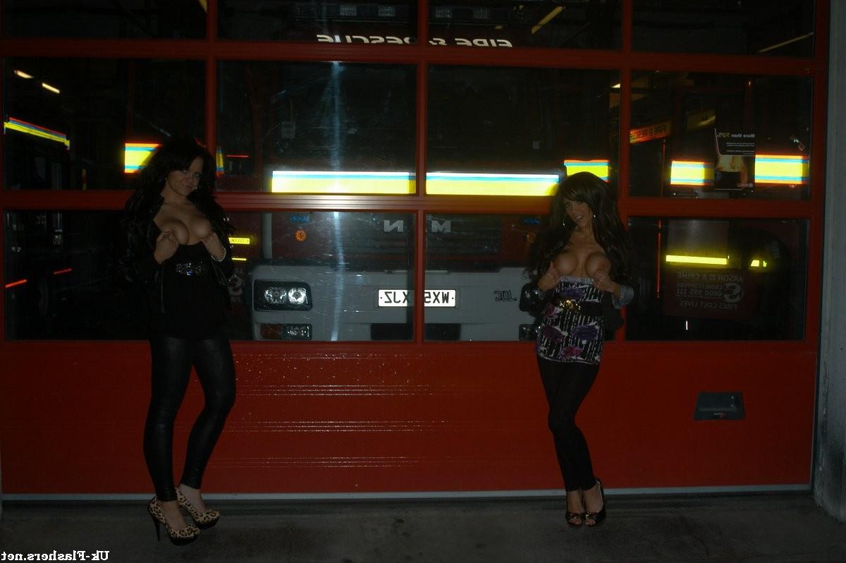 16P Busty british flashing pornstars outdoor public nudity and softcore posing at fa