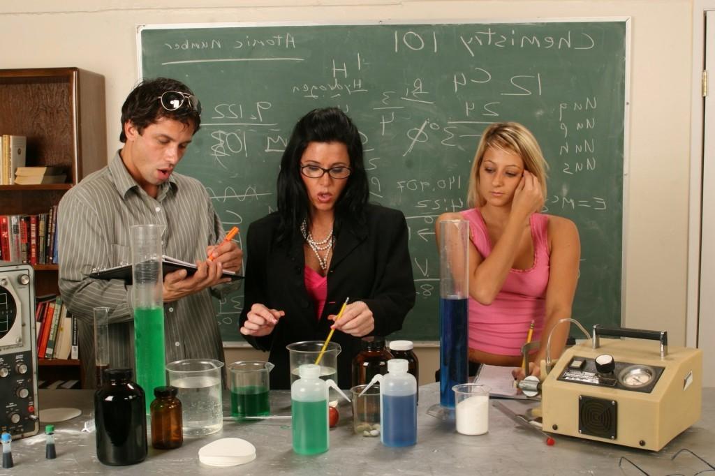 15P Milf teacher is fucking after class with hher glasses on