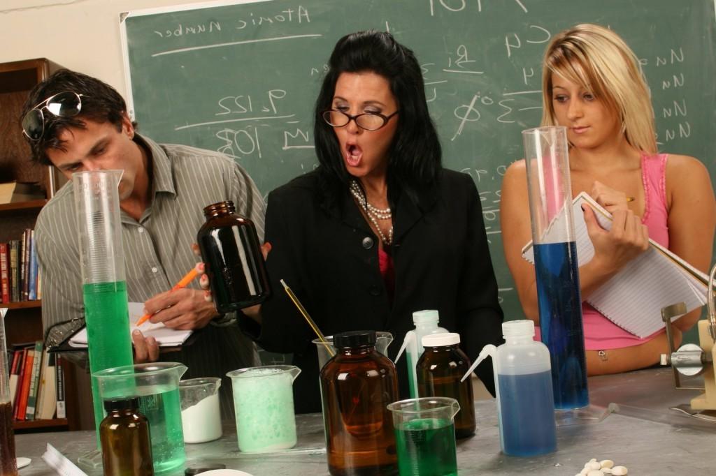 15P Milf teacher is fucking after class with hher glasses on