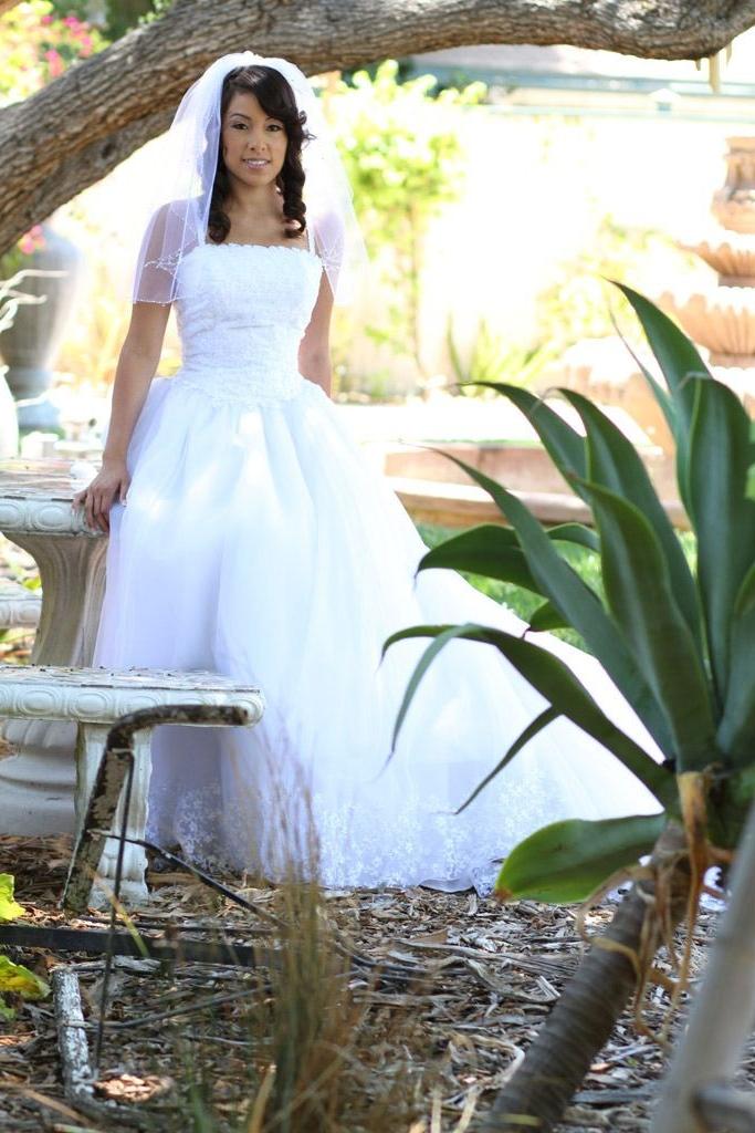 16P Alliyah Sky bride gets banged in veil and white stockings