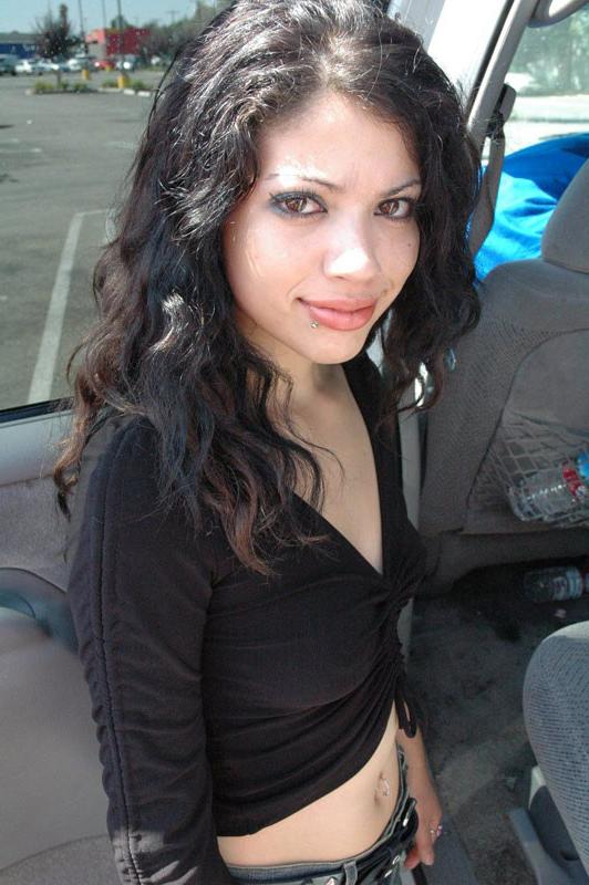 14P Cute brunette girl hardcore threesome