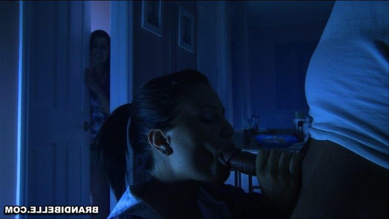 16P Brandi Belle gets watched sucking and fucking