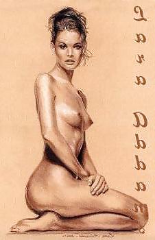 25P Pin-up Art 3 - Lara Addams
