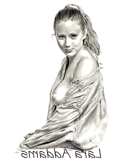 25P Pin-up Art 3 - Lara Addams