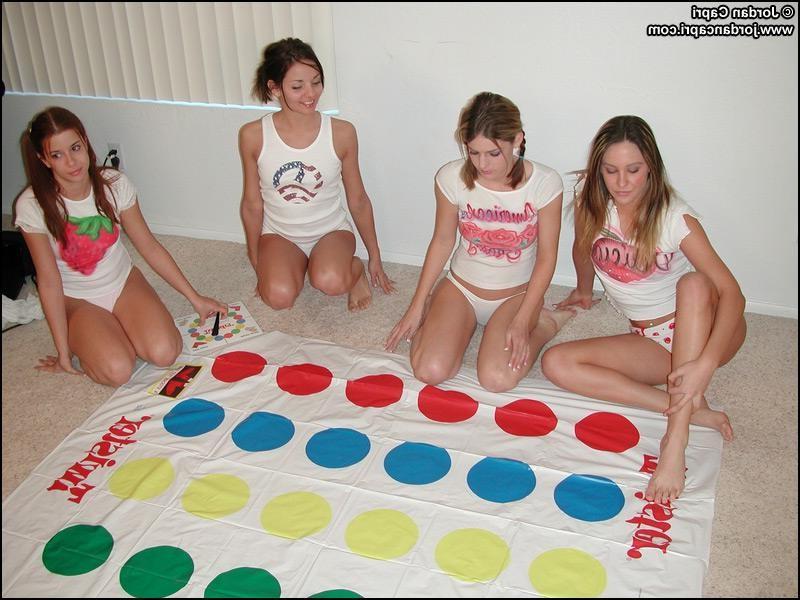 20P Jordan Capri and her girlfriends play naked twister!