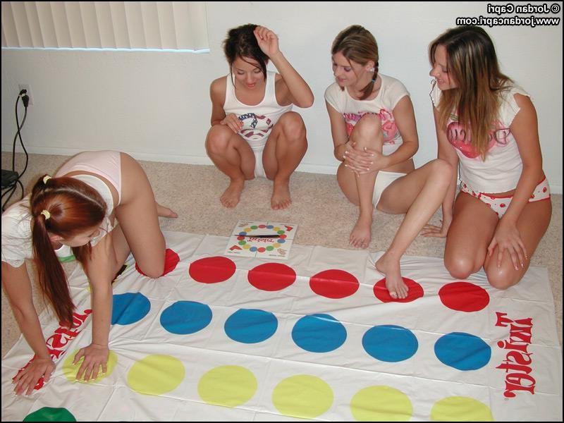 20P Jordan Capri and her girlfriends play naked twister!