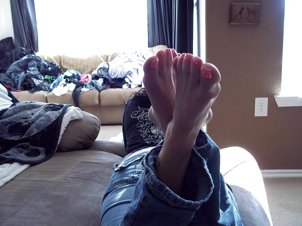 20P Chance's sexy pink toes