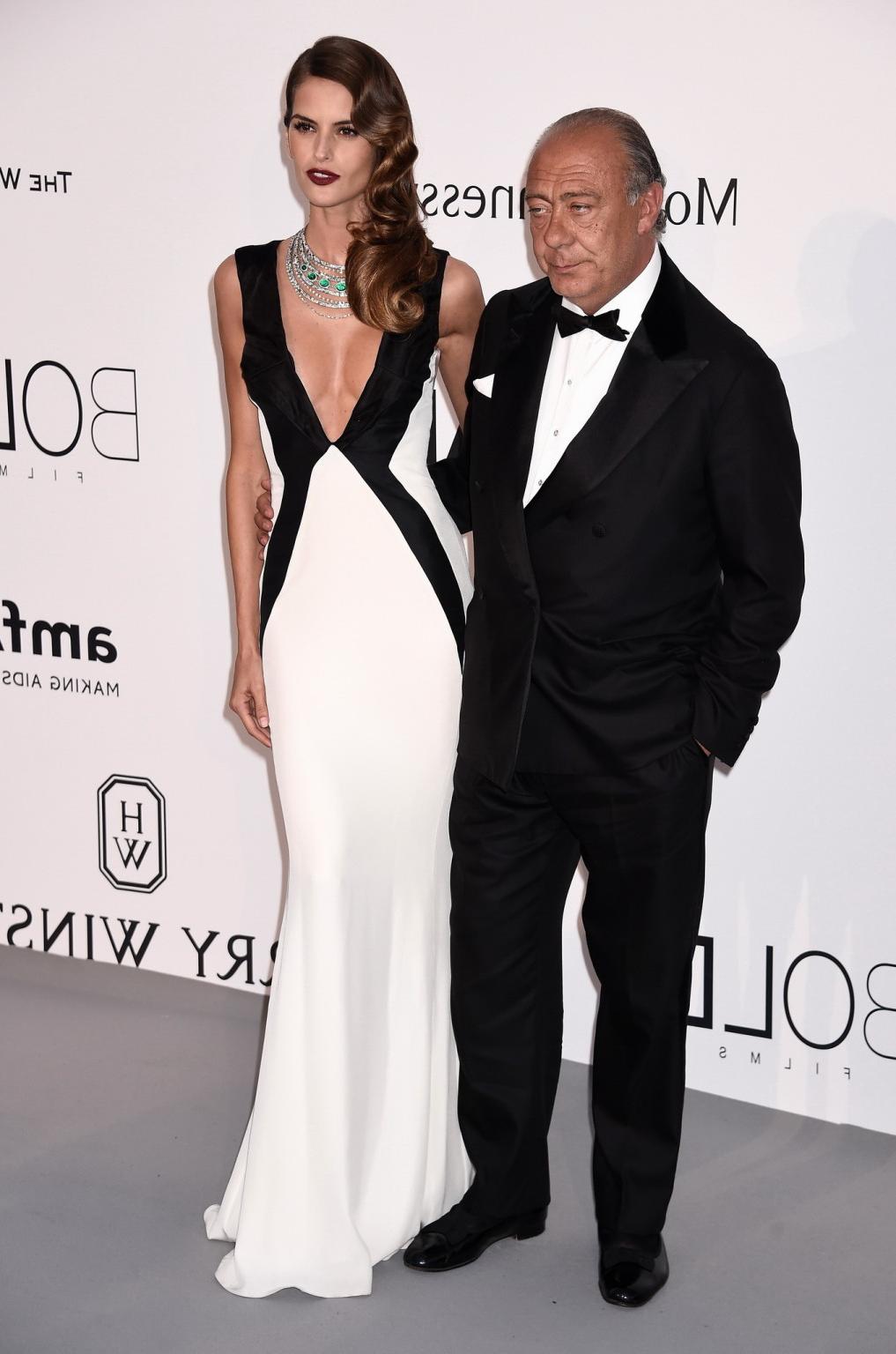 16P Izabel Goulart showing huge cleavage at amfARs 22nd Cinema Against AIDS Gala in 