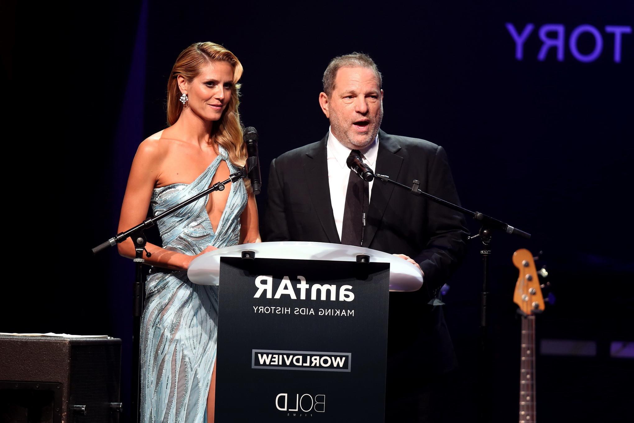 16P Heidi Klum showing cleavage at amfARs 21st Cinema Against AIDS Gala