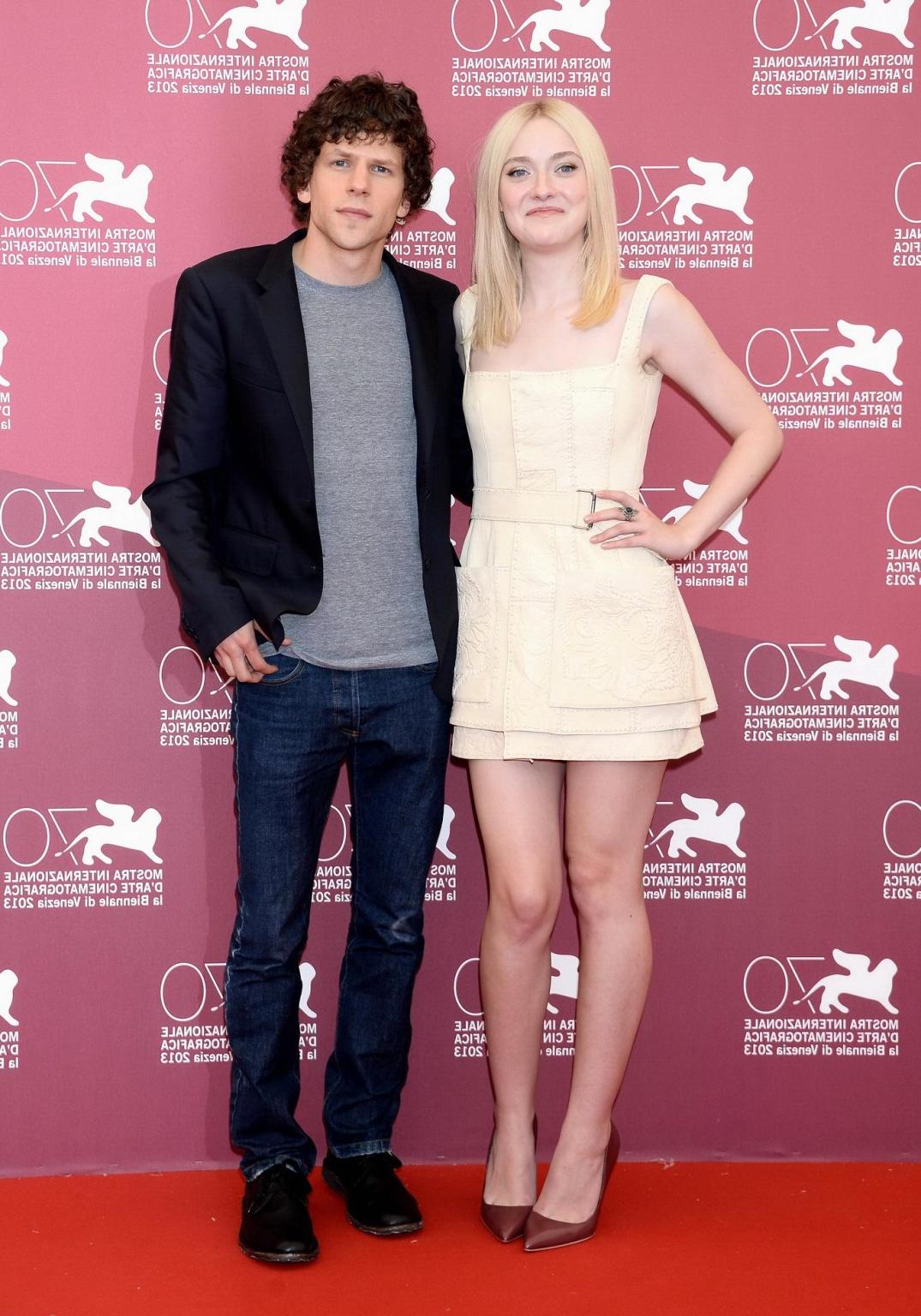 16P Dakota Fanning leggy wearing a mini dress at the 70th Venice Film Festival
