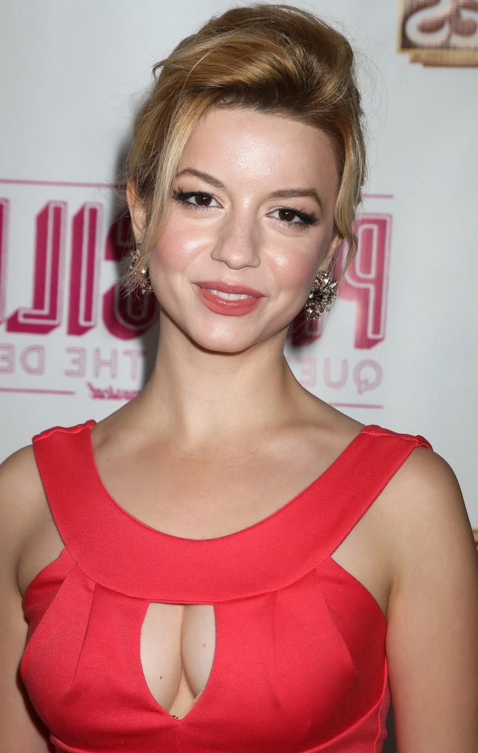 16P Masiela Lusha wearing revealing red mini dress on Priscilla Queen Of The Desert 