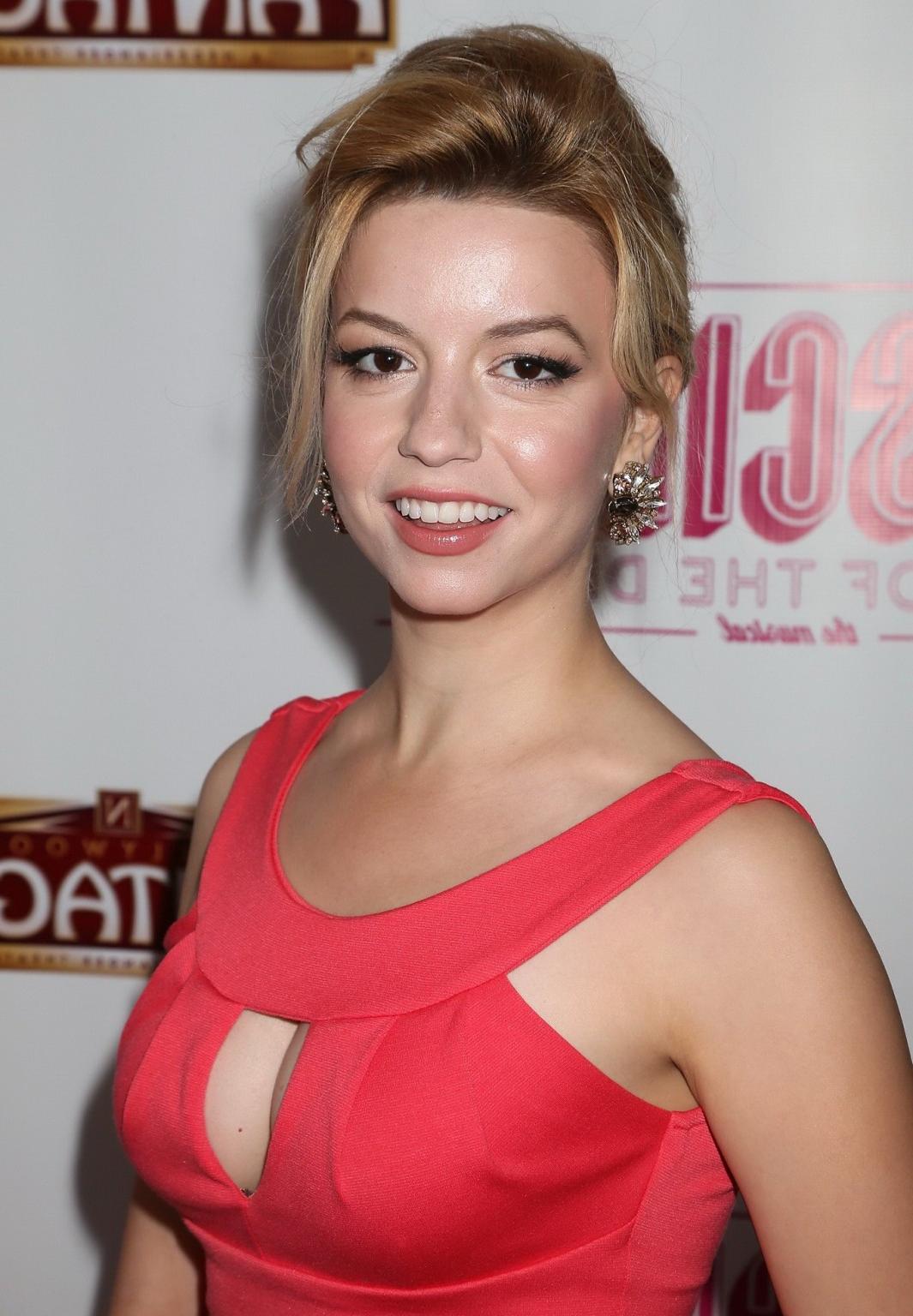 16P Masiela Lusha wearing revealing red mini dress on Priscilla Queen Of The Desert 