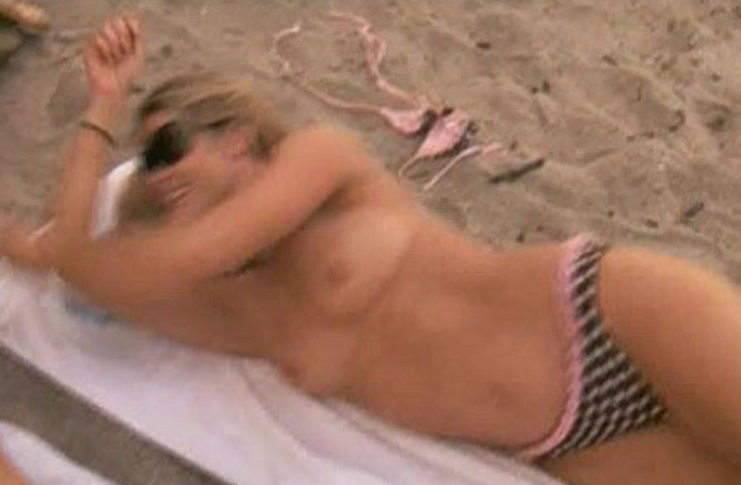 16P Denise Richards topless and great upskirt