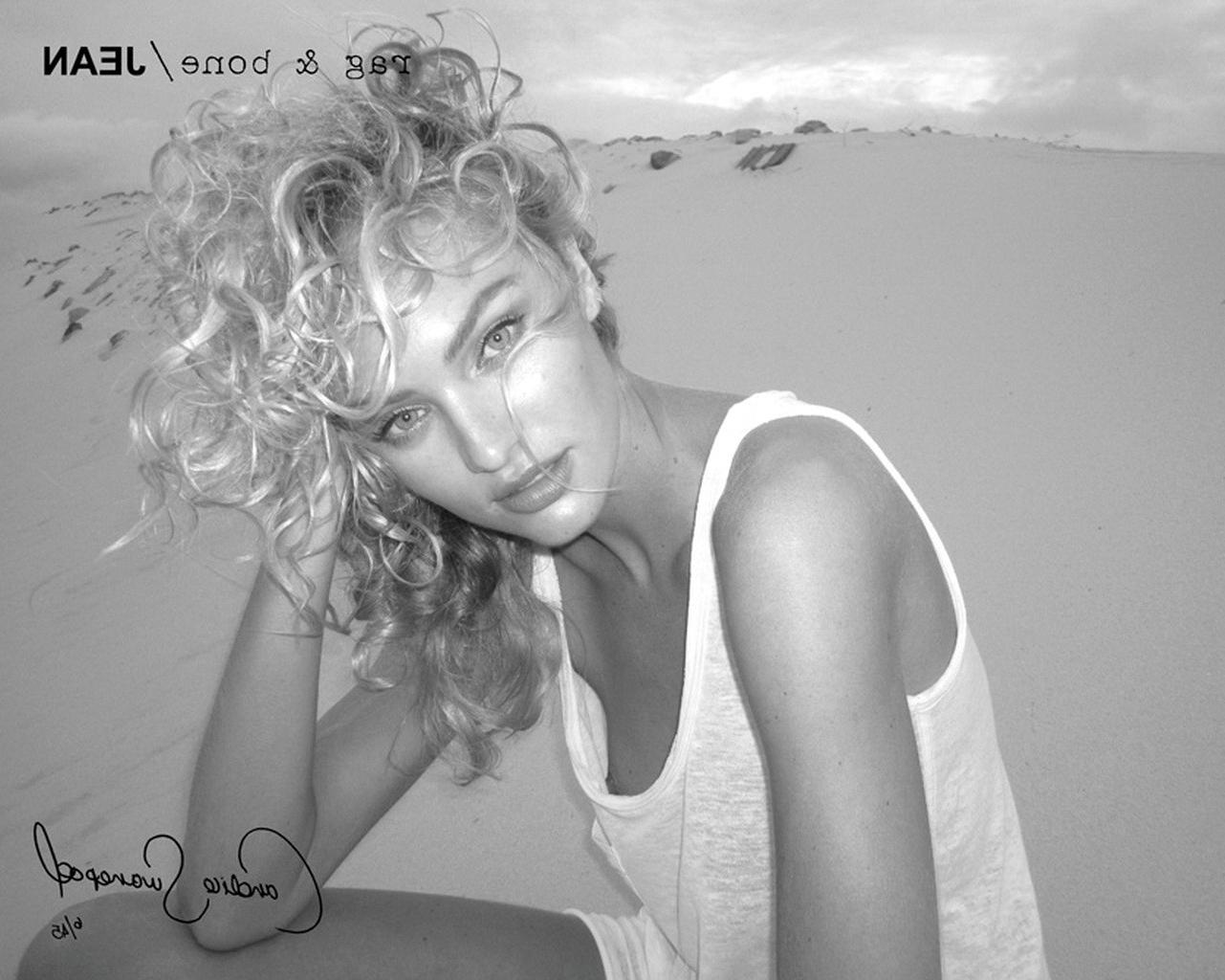16P Candice Swanepoel topless but hiding her boobs for Rag  Bone Fall/Winter 2011 ph