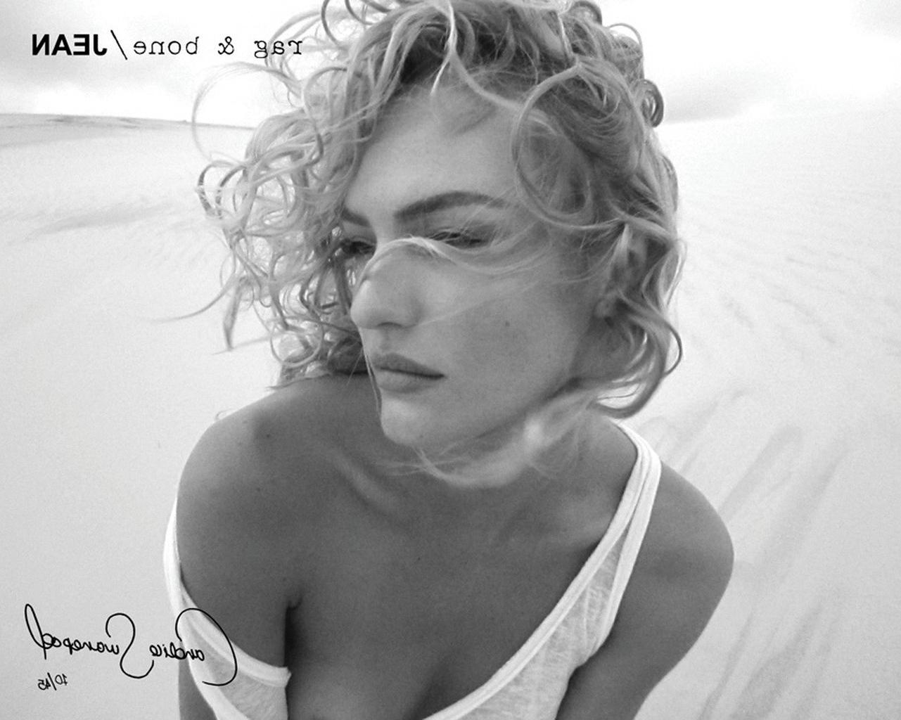 16P Candice Swanepoel topless but hiding her boobs for Rag  Bone Fall/Winter 2011 ph