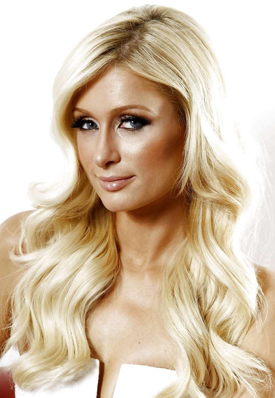 16P Paris Hilton in black stockings and showing her panties and making out wiht some