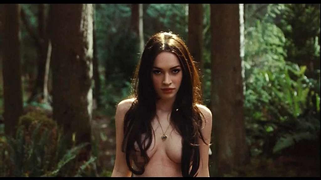 10P Megan Fox topless and kissing with another girl in lesbian sex scene