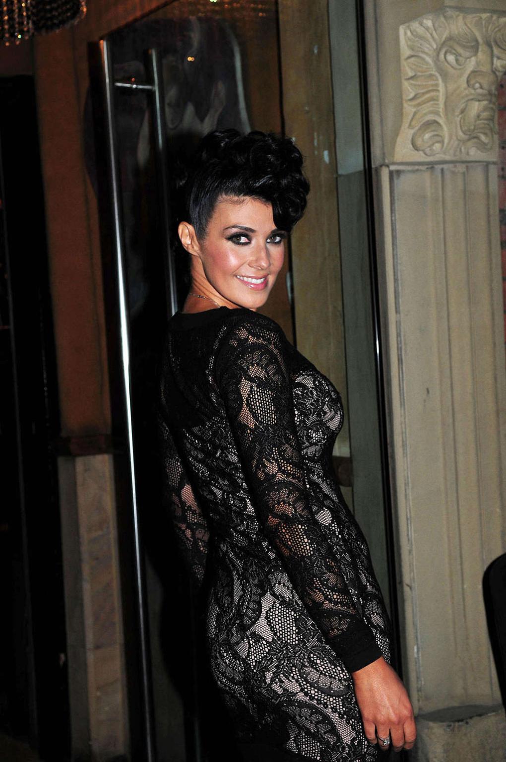 16P Kym Marsh very sexy and hot topless and see thru paparazzi photos